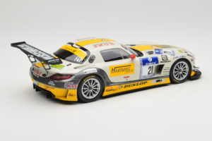 Mercedes SLS AMG GT3 #21 Rowe Racing M. Hartung / N. Heyer ADAC 24 Hours Nurburgring 2013 Minichamps 1:18 151133121 Metal — billede 2 af 6