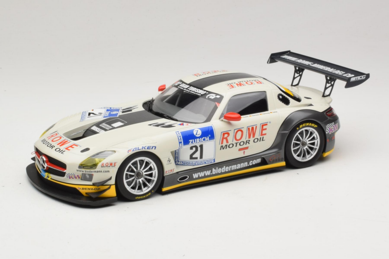 Mercedes SLS AMG GT3 #21 Rowe Racing M. Zehe / M. Hartung ADAC 24h Nurburgring 2012 Minichamps 1:18 151123121 Metal