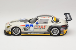 Mercedes SLS AMG GT3 #22 Rowe Racing R. Graf / M. Seyffarth ADAC 24h Nurburgring 2012 Minichamps 1:18 151123122 Metal — billede 3 af 6