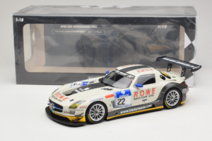 Mercedes SLS AMG GT3 #22 Rowe Racing R. Graf / M. Seyffarth ADAC 24h Nurburgring 2012 Minichamps 1:18 151123122 Metal — billede 6 af 6