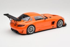 Mercedes SLS AMG GT3 C197 Street Orange Minichamps 1:18 151113105 Metal — billede 2 af 6