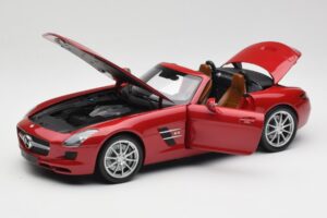 Mercedes SLS AMG R197 Roadster Le Mans Rød Minichamps 1:18 100039030 Metal — billede 2 af 8