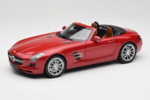 Mercedes SLS AMG R197 Roadster Le Mans Rød Minichamps 1:18 100039030 Metal
