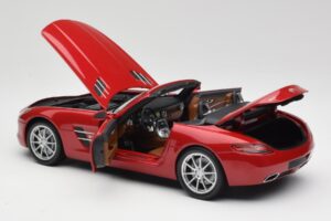 Mercedes SLS AMG R197 Roadster Le Mans Rød Minichamps 1:18 100039030 Metal — billede 5 af 8