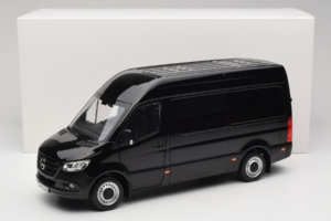 Mercedes Sprinter Sort Norev 1:18 183041 Metal — billede 8 af 8