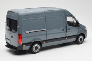 Mercedes Sprinter W907 Blågrå Norev 1:18 183423 Metal — billede 3 af 7