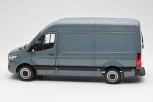 Mercedes Sprinter W907 Blågrå Norev 1:18 183423 Metal — billede 4 af 7