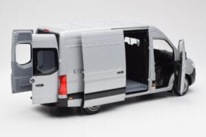 Mercedes Sprinter W907 Sølv Norev 1:18 183424 Metal — billede 2 af 8