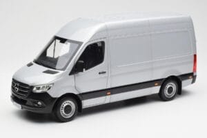 Mercedes Sprinter W907 Sølv Norev 1:18 183424 Metal
