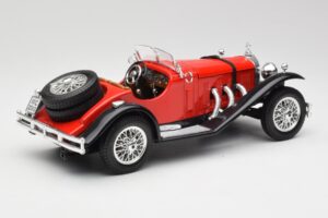 Mercedes SSK Rød & Sort Bburago 1:18 3009-M1 Metal — billede 2 af 6