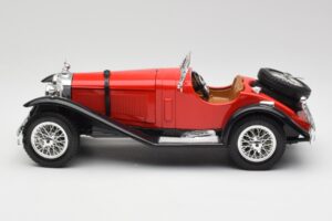 Mercedes SSK Rød & Sort Bburago 1:18 3009-M1 Metal — billede 3 af 6