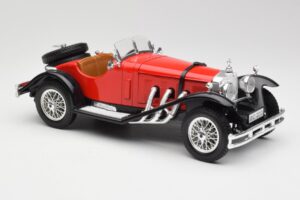 Mercedes SSK Rød & Sort Bburago 1:18 3009-M1 Metal — billede 4 af 6