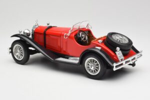 Mercedes SSK Rød & Sort Bburago 1:18 3009-M1 Metal — billede 5 af 6