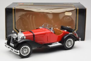 Mercedes SSK Rød & Sort Bburago 1:18 3009-M1 Metal — billede 6 af 6