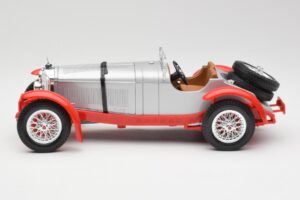 Mercedes SSK Sølv & Rød Bburago 1:18 3009-M2 Metal — billede 3 af 6