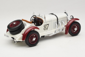 Mercedes SSKL #87 R. Caracciola Hvid 1931 Bburago 1:18 3002-P1 Metal — billede 2 af 6