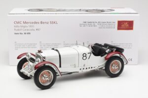 Mercedes SSKL R. Caracciola / W. Sebastian Mille Miglia Winner 1931 CMC 1:18 M-055 Metal — billede 6 af 6