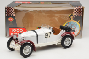 Mercedes SSKL #87 R. Caracciola Mille Miglia 1931 Bburago 1:18 3202 Metal — billede 6 af 6
