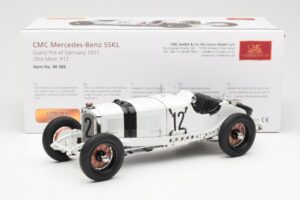 Mercedes SSKL #12 O. Merz German GP 1931 CMC 1:18 M-189 Metal — billede 6 af 6