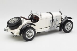 Mercedes SSKL Hvid Bburago 1:18 3002 Metal — billede 3 af 8