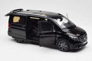 Mercedes V-Class W447 AMG Line Sort Norev 1:18 183860 Metal — billede 2 af 6
