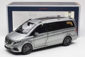 Mercedes V-Class W447 AMG Line Grå Metallic Norev 1:18 183488 Metal — billede 9 af 9