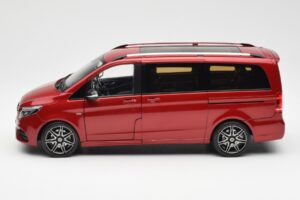 Mercedes V-Class W447 Designo Hyacinth Rød Metallic Norev 1:18 B66004166 Metal — billede 3 af 7