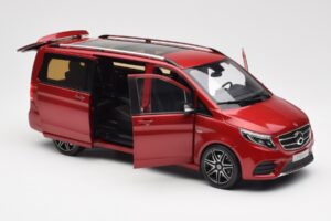 Mercedes V-Class W447 Designo Hyacinth Rød Metallic Norev 1:18 B66004166 Metal — billede 4 af 7