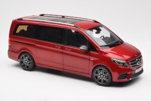 Mercedes V-Class W447 Designo Hyacinth Rød Metallic Norev 1:18 B66004166 Metal — billede 5 af 7
