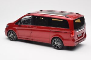Mercedes V-Class W447 Designo Hyacinth Rød Metallic Norev 1:18 B66004166 Metal — billede 6 af 7