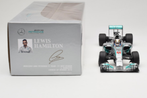 Mercedes W05 #44 L. Hamilton Mercedes AMG Petronas Chinese Grand Prix Winner 2014 Minichamps 1:18 110140244 Metal — billede 6 af 7
