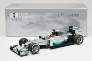 Mercedes W05 #44 L. Hamilton Mercedes AMG Petronas Chinese Grand Prix Winner 2014 Minichamps 1:18 110140244 Metal — billede 7 af 7