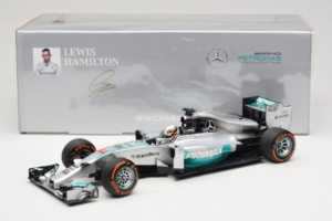 Mercedes W05 #44 L. Hamilton Mercedes AMG Petronas Malaysian Grand Prix Winner 2014 Minichamps 1:18 110140144 Metal — billede 7 af 7