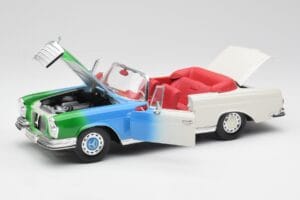 Mercedes 280SE W108 Tricolor Maisto 1:18 56014 Metal — billede 2 af 8