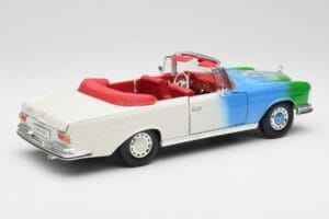 Mercedes 280SE W108 Tricolor Maisto 1:18 56014 Metal — billede 3 af 8