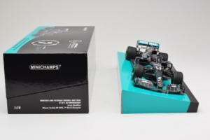Mercedes W11 #44 L. Hamilton Mercedes AMG Petronas Turkish Grand Prix Winner World Champion 2020 Minichamps 1:18 113201444 Re — billede 6 af 7