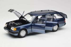 Mercedes 300D W124 T-Modell Nautical Blå Norev 1:18 183962 Metal — billede 2 af 8