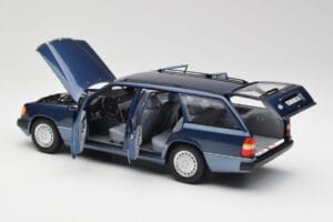 Mercedes 300D W124 T-Modell Nautical Blå Norev 1:18 183962 Metal — billede 5 af 8