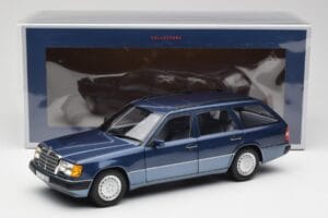 Mercedes 300D W124 T-Modell Nautical Blå Norev 1:18 183962 Metal — billede 8 af 8