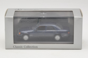 Mercedes W124 Mørkeblå Minichamps 1:43 MB006 Metal — billede 4 af 4