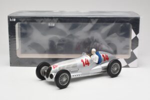 Mercedes W125 #14 Daimler-Benz AG M. von Brauchitsch 2nd Place German GP 1937 Minichamps 1:18 155373114 Metal — billede 6 af 6