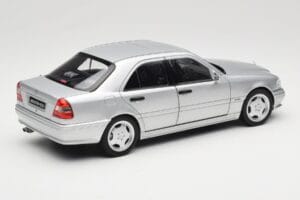 Mercedes C36 AMG W202 Silver Metallic Norev 1:18 183380 Metal — billede 3 af 8