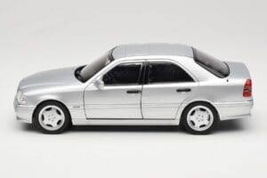Mercedes C36 AMG W202 Silver Metallic Norev 1:18 183380 Metal — billede 4 af 8