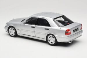 Mercedes C36 AMG W202 Silver Metallic Norev 1:18 183380 Metal — billede 7 af 8