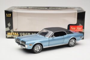 Mercury Cougar XR-7 Blå Sun Star 1:18 1562 Metal — billede 8 af 8