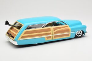 Mercury Merc Woodie Blå Hot Wheels 1:18 27806 Metal — billede 3 af 8