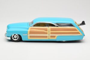 Mercury Merc Woodie Blå Hot Wheels 1:18 27806 Metal — billede 4 af 8