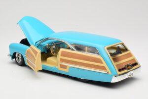 Mercury Merc Woodie Blå Hot Wheels 1:18 27806 Metal — billede 5 af 8