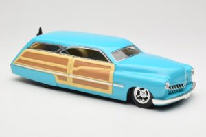 Mercury Merc Woodie Blå Hot Wheels 1:18 27806 Metal — billede 6 af 8