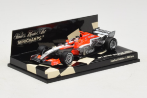 MF1 M16 #18 T. Monteiro MF1 Racing Showcar 2006 Minichamps 1:43 400060088 Metal — billede 2 af 5